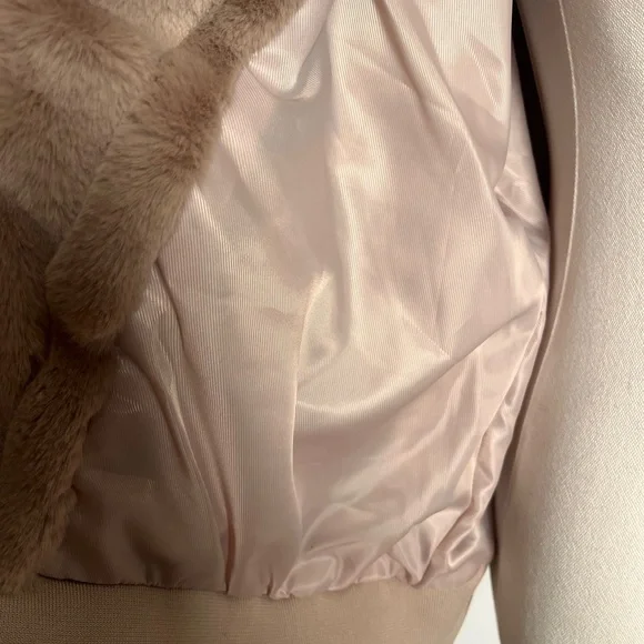 The Drop Women's Marcia Faux Fur Bomber - Picture 5 of 7